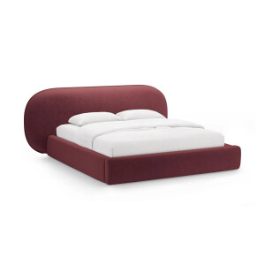 Bedframe Ovalo chenille 160 x 200 met opbergruimte | Micadoni Home