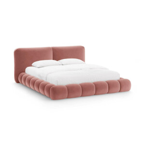 Bedframe Solange velvet 160 x 200 met opbergruimte | Micadoni Home