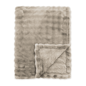 Bedsprei Ribbed Comfort - Taupe - 150x200cm Van Byrklund Microvezel - Dekbed-Discounter.nl