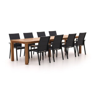 Bellagio Albinea/Oxford 300cm dining tuinset 9-delig stapelbaar - Laagste prijsgarantie!