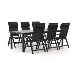 Bellagio Avenza/Fidenza 220cm dining tuinset 7-delig verstelbaar - Laagste prijsgarantie!