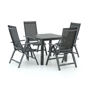 Bellagio Avenza/Fidenza 90cm dining tuinset 5-delig verstelbaar - Laagste prijsgarantie!