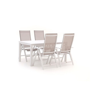 Bellagio Avenza/Menzano 160cm dining tuinset 5-delig verstelbaar - Laagste prijsgarantie!