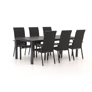 Bellagio Avio/Fidenza 220cm dining tuinset 7-delig stapelbaar - Laagste prijsgarantie!