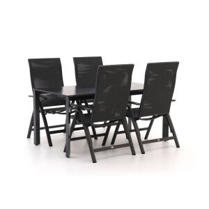 Bellagio Avio/Sestino 160cm dining tuinset 5-delig verstelbaar - Laagste prijsgarantie!