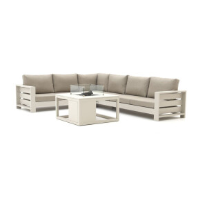 Bellagio Avolo/Cosiraw 100cm hoek loungeset 3-delig links 6-zits - Laagste prijsgarantie!