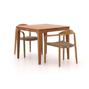 Bellagio Berbaro/Bruca 90cm dining tuinset 3-delig stapelbaar - Laagste prijsgarantie!