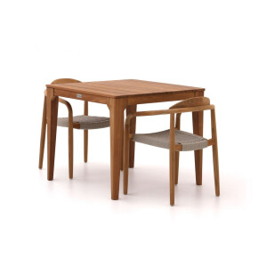 Bellagio Berbaro/Bruca 90cm dining tuinset 3-delig stapelbaar - Laagste prijsgarantie!