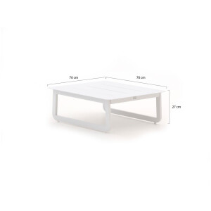 Bellagio Bertinoro lounge tuintafel 70x70x27cm - Laagste prijsgarantie!
