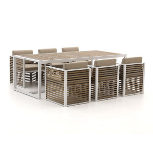 Bellagio Cadora 240cm dining tuinset 7-delig - Laagste prijsgarantie!