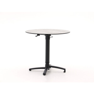 Bellagio Canzo klaptafel Ø80 (h:73/109cm) verstelbaar - Laagste prijsgarantie!