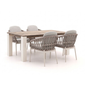 Bellagio Cupello/ROUGH-X 180cm dining tuinset 5-delig - Laagste prijsgarantie!