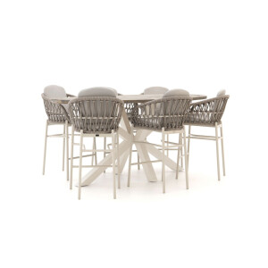 Bellagio Cupello/ROUGH-Y Ellips 240cm barset 7-delig stapelbaar - Laagste prijsgarantie!