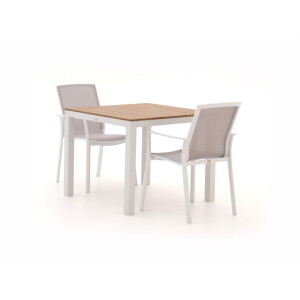 Bellagio Dranera/Fidenza 90cm dining tuinset 3-delig stapelbaar - Laagste prijsgarantie!