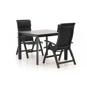 Bellagio Fermo/Sestino 90cm dining tuinset 3-delig verstelbaar - Laagste prijsgarantie!