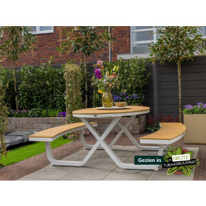 Bellagio Fidenza picknicktafel 216x200x75cm - Laagste prijsgarantie!