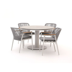 Bellagio Florentina/La Fonte ø 120cm dining tuinset 5-delig - Laagste prijsgarantie!