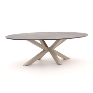 Bellagio Induno Ellips dining tuintafel 200x110cm - Laagste prijsgarantie!