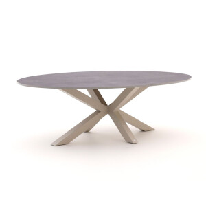 Bellagio Induno Ellips dining tuintafel 200x110cm - Laagste prijsgarantie!