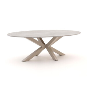Bellagio Induno Ellips dining tuintafel 200x110cm - Laagste prijsgarantie!