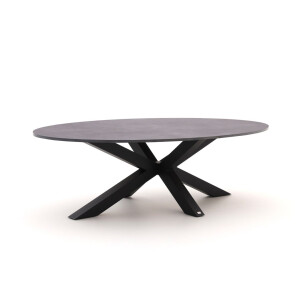 Bellagio Induno Ellips low dining tuintafel 240x120cm - Laagste prijsgarantie!