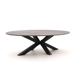 Bellagio Induno Ellips low dining tuintafel 240x120cm - Laagste prijsgarantie!