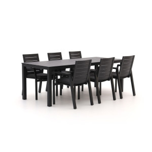 Bellagio Leggo/Menzano 220cm dining tuinset 7-delig stapelbaar - Laagste prijsgarantie!