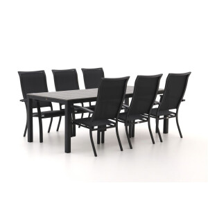 Bellagio Lugo/Fidenza 220cm dining tuinset 7-delig stapelbaar - Laagste prijsgarantie!