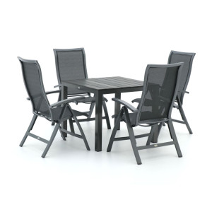 Bellagio Lugo/Fidenza 90cm dining tuinset 5-delig verstelbaar - Laagste prijsgarantie!