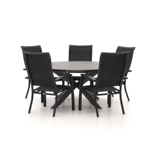 Bellagio Lugo/Fidenza ø 149cm dining tuinset 6-delig stapelbaar - Laagste prijsgarantie!