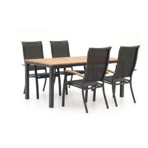 Bellagio Lugo/Linosa 180cm dining tuinset 5-delig verstelbaar - Laagste prijsgarantie!
