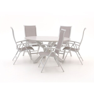 Bellagio Lugo/Lodola ø 150cm dining tuinset 6-delig verstelbaar - Laagste prijsgarantie!