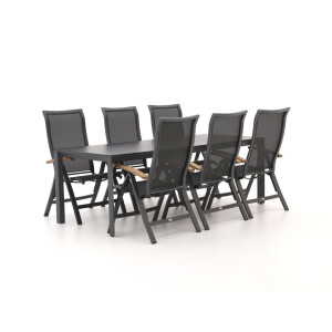 Bellagio Lugo/Sestino 220cm dining tuinset 7-delig - Laagste prijsgarantie!