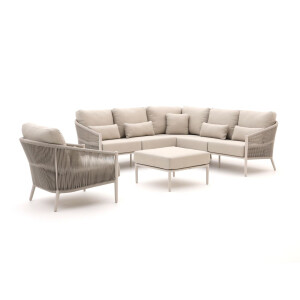 Bellagio Mineo hoek loungeset 5-delig - Laagste prijsgarantie!