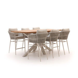 Bellagio Mineo/Induno Deens Ovaal 220cm barset 7-delig - Laagste prijsgarantie!