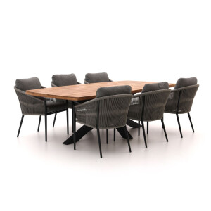 Bellagio Mineo/Induno Deens Ovaal 240cm dining tuinset 7-delig - Laagste prijsgarantie!