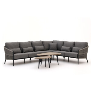 Bellagio Mineo/ROUGH-K hoek loungeset 6-delig - Laagste prijsgarantie!