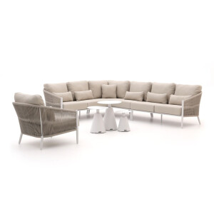 Bellagio Mineo/Tusa hoek loungeset 8-delig links - Laagste prijsgarantie!