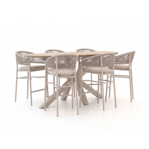 Bellagio Panaro/ROUGH-Y Ellips 240cm barset 7-delig - Laagste prijsgarantie!