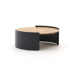 Bellagio Porcari lounge tuintafel ø90cm (h:35cm) - Laagste prijsgarantie!