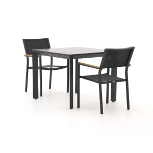 Bellagio Roma/Sestino 90cm dining tuinset 3-delig stapelbaar - Laagste prijsgarantie!