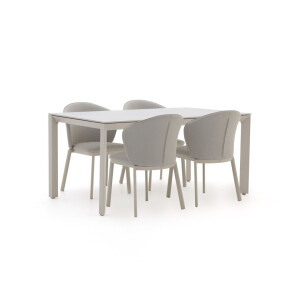 Bellagio San Lupo/Sestino 160cm dining tuinset 5-delig - Laagste prijsgarantie!