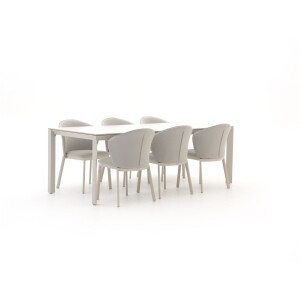 Bellagio San Lupo/Sestino 220cm dining tuinset 7-delig - Laagste prijsgarantie!