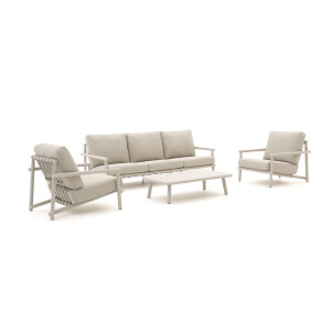Bellagio Torre Muzza stoel-bank loungeset 4-delig - Laagste prijsgarantie!