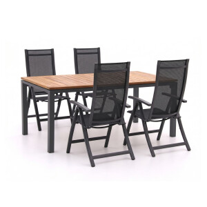 Bellagio Trappeto/Linosa 180cm dining tuinset 5-delig verstelbaar - Laagste prijsgarantie!
