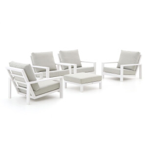 Bellagio Vezzano stoel loungeset 5-delig - Laagste prijsgarantie!