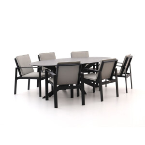 Bellagio Vezzano/Furato ellips 240cm dining tuinset 7-delig - Laagste prijsgarantie!