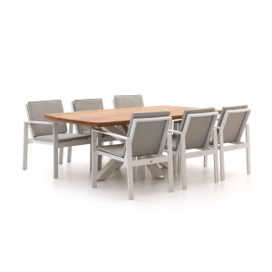 Bellagio Vezzano/Induno Deens ovaal 220cm dining tuinset 7-delig - Laagste prijsgarantie!