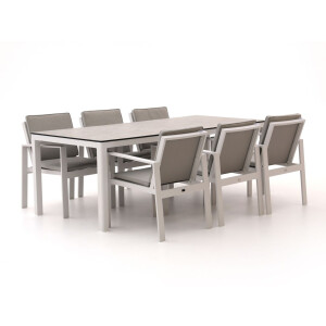 Bellagio Vezzano/La Fonte 220cm dining tuinset 7-delig - Laagste prijsgarantie!