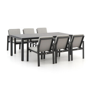 Bellagio Vezzano/Menzano 220cm dining tuinset 7-delig - Laagste prijsgarantie!